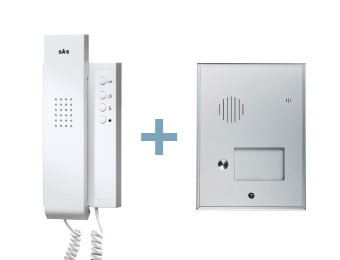 Set bestehend aus: HT4600, Aluminium-Türstation und benötigtem Zubehör
