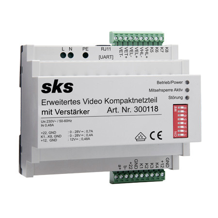 300118 Erweitertes Video Kompaktnetzteil 300118
