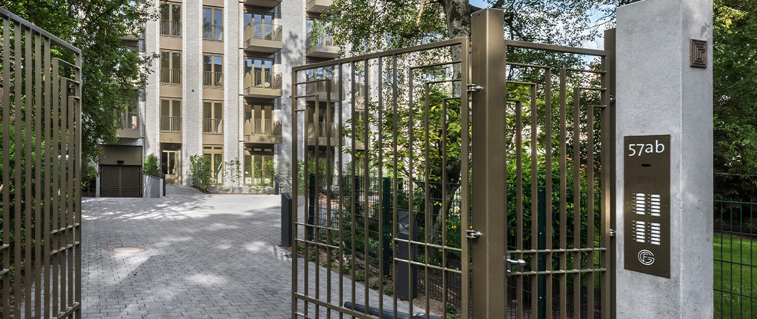 Außeneingangsbereich Gardenlofts