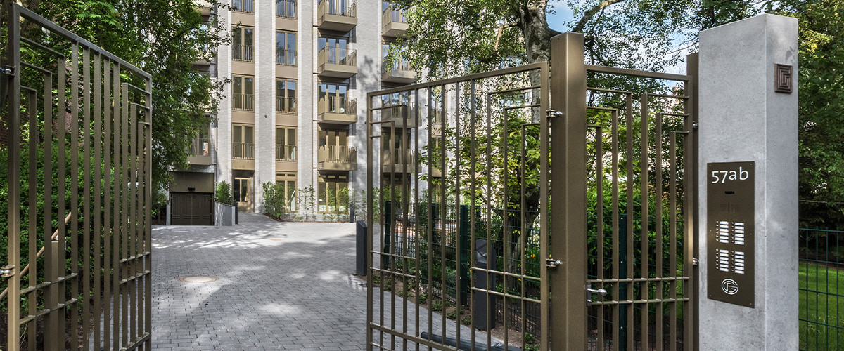 Außeneingangsbereich Gardenlofts
