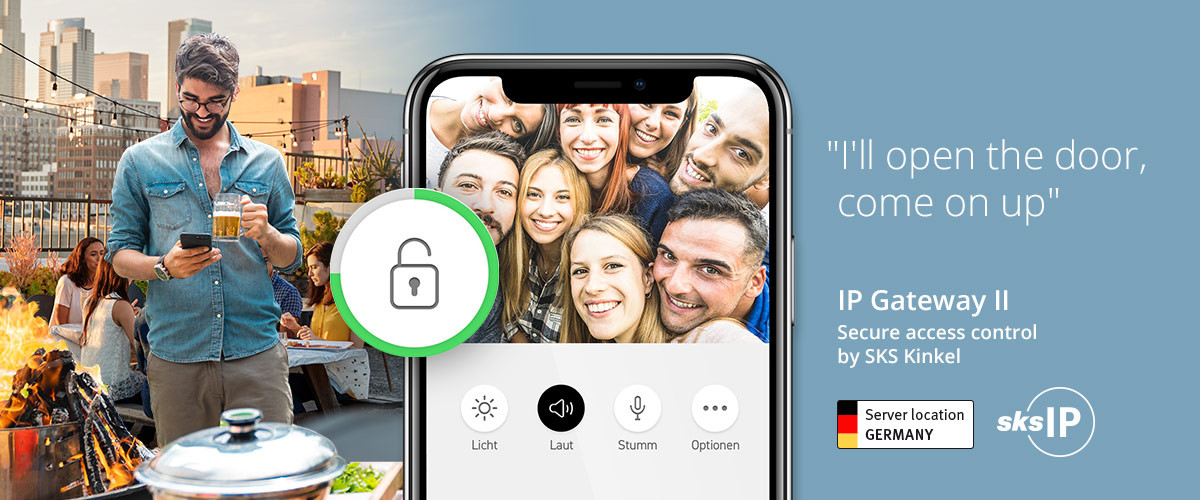 IP Gateway - door opening with the smartphone