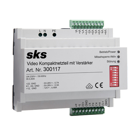 300117 Video Kompaktnetzteil mit Verstärker 300117
