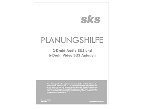 Planungshilfe 2- und 6-Draht Anlagen Flyer Planungshilfe
