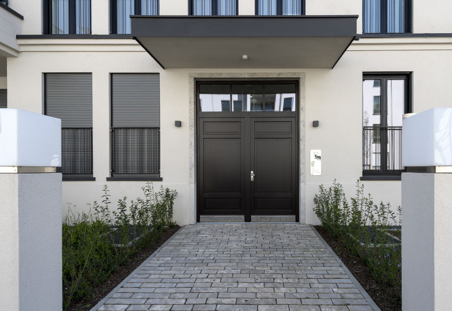 Referenz Belsenpark Eingang