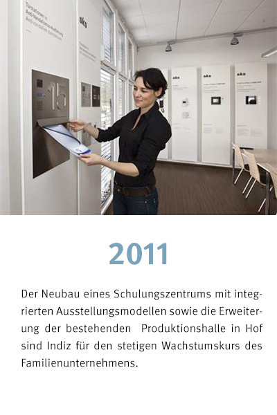 Historie 2011 Neubau Schulungsraum