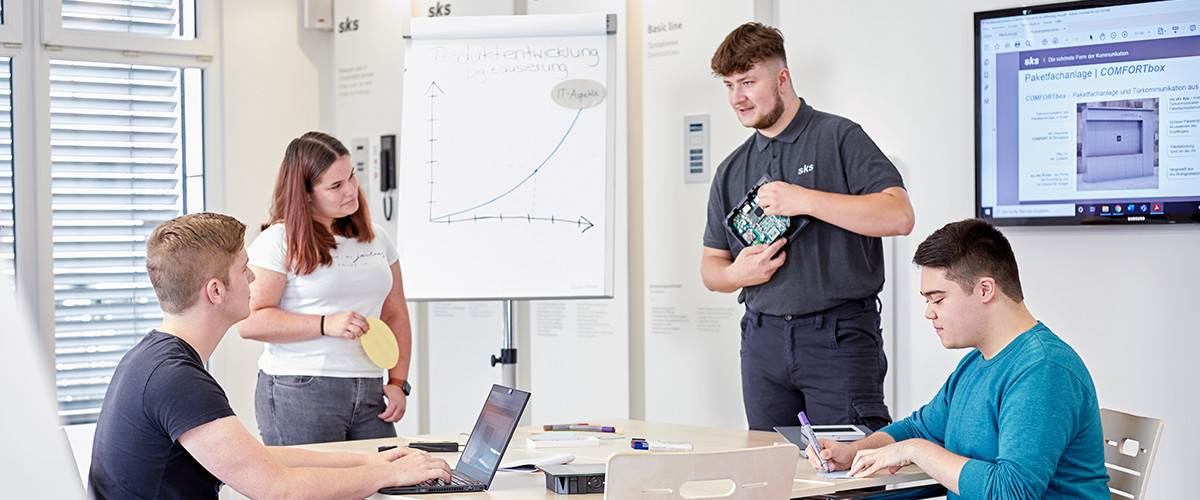 SKS Auszubildende im Schulungszentrum