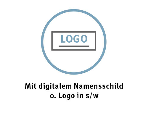 Icon digitales Namensschild