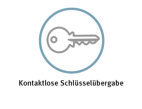Kontaktlose Schlüsselübergabe
