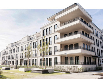 Frontansicht Wohngebäude