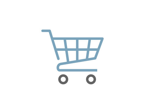 Corporate Benefits Icon Einkaufswagen und Rabatte